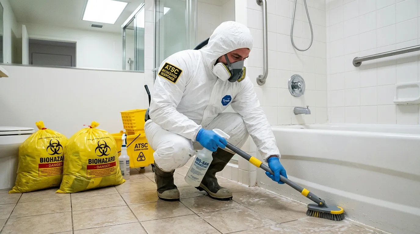 Decontamination equipment deployed for Blood Cleanup in Pearland